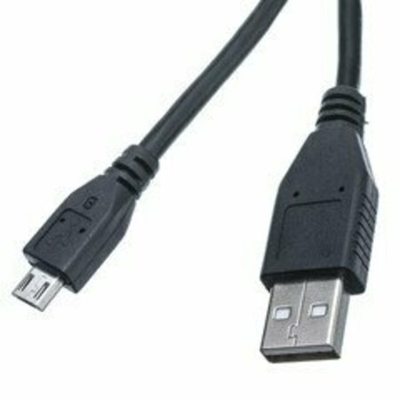 SWE-TECH 3C Micro USB 2.0 Cable, Black, Type A Male / Micro-B Male, 6 foot FWT10U2-03106BK